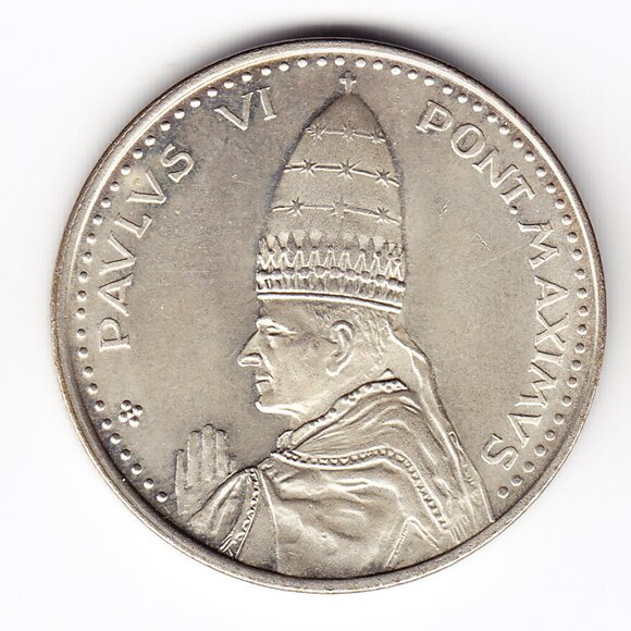 Vatican City Pope Paul VI Medal (b62-2) - Picture 1 of 2